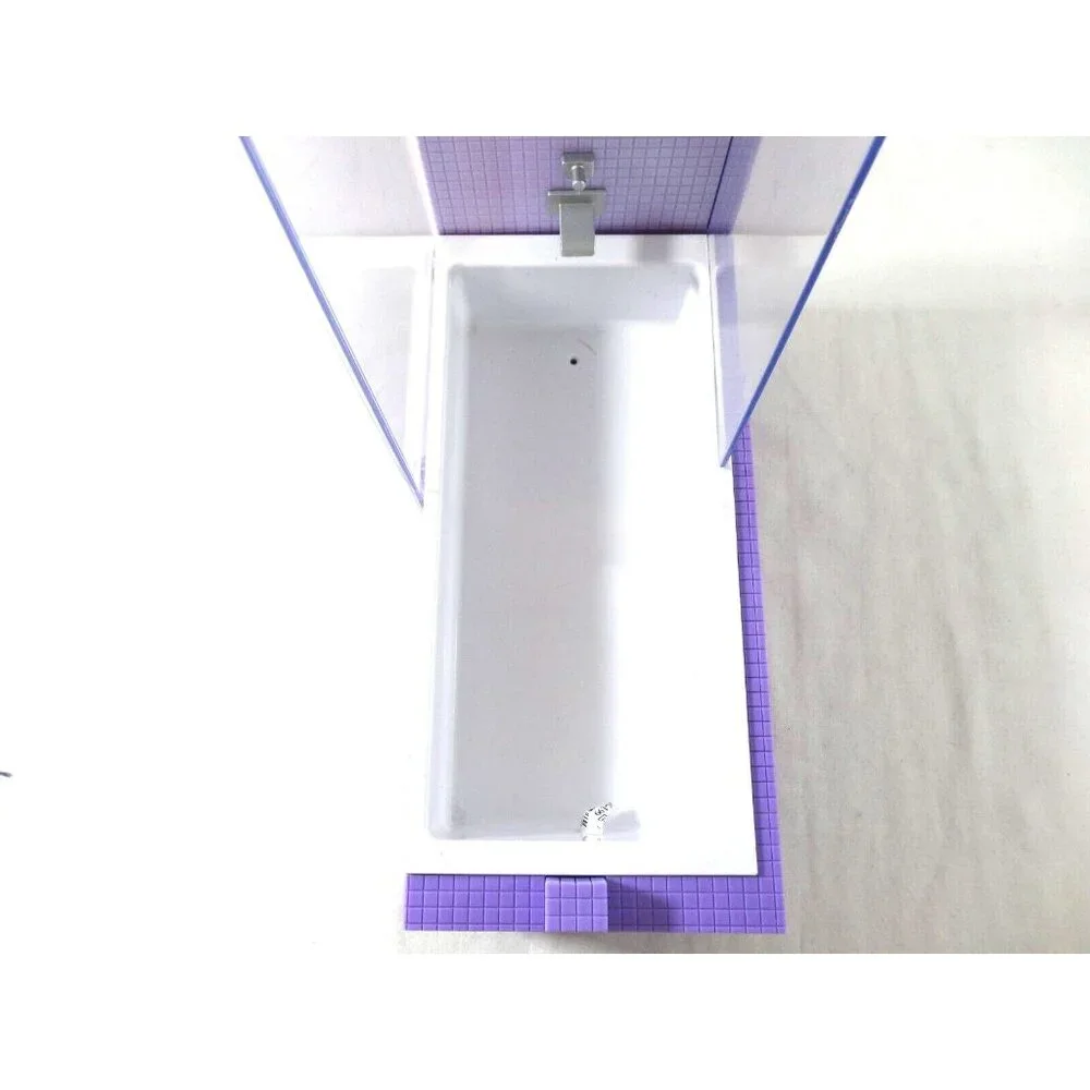 Rainbow High Doll House Purple Bathroom Tub with sides for 11-12